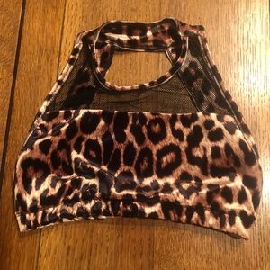 Velvet Leopard Sports Bra